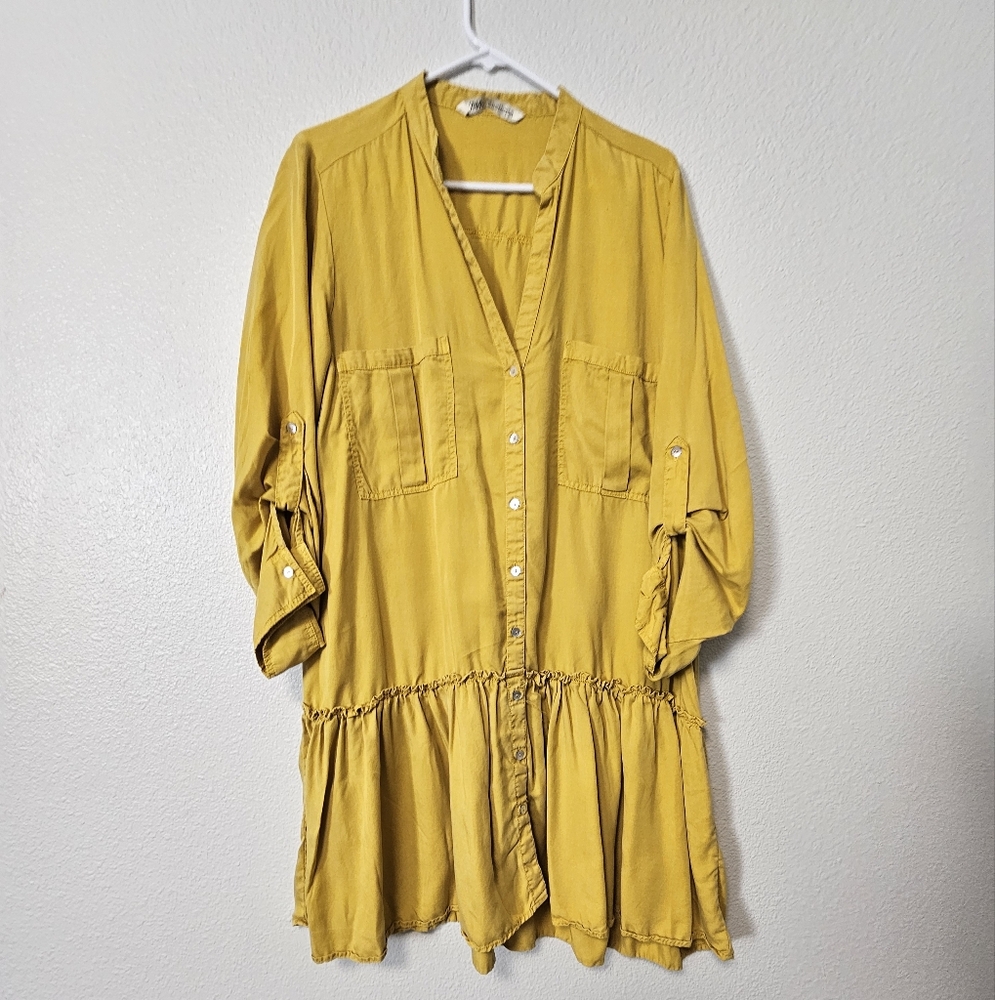 Zara Yellow Mini Dress